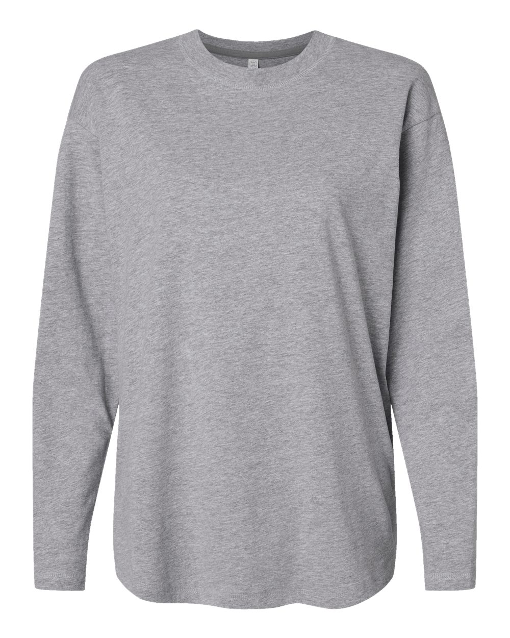 Live & Tell by LAT 3508 Women's Fine Jersey Long Sleeve Tee in Heather