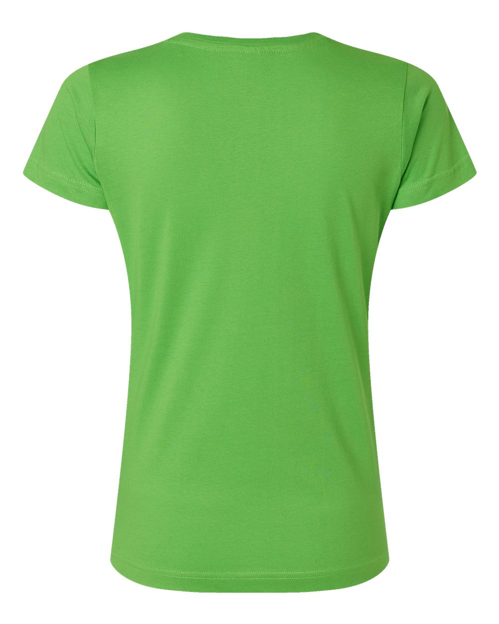 Live & Tell by LAT 3516 Women's Fine Jersey Tee in Apple, back