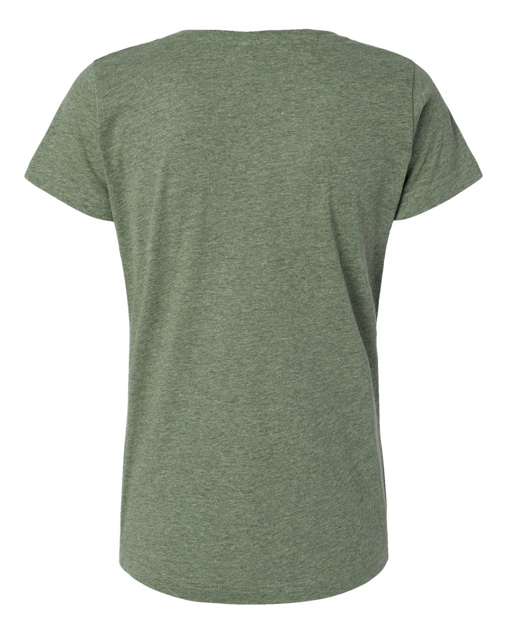 Live & Tell by LAT 3516 Women's Fine Jersey Tee in Bamboo Blackout, back