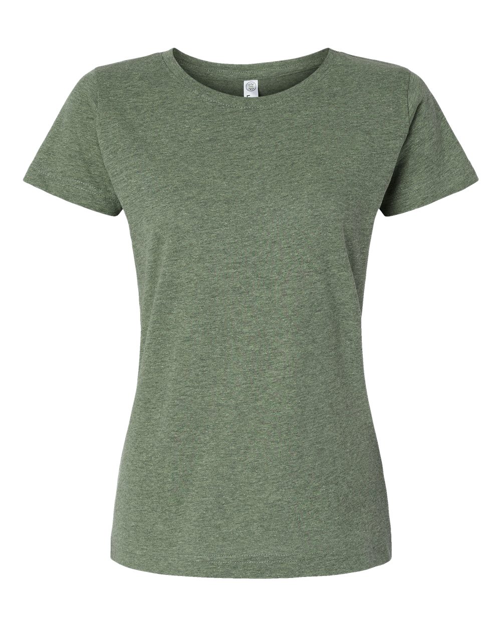 Live & Tell by LAT 3516 Women's Fine Jersey Tee in Bamboo Blackout