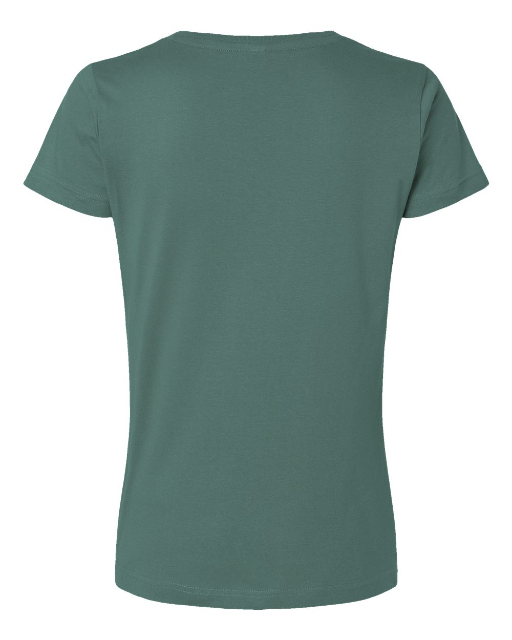Live & Tell by LAT 3516 Women's Fine Jersey Tee in Basil, back