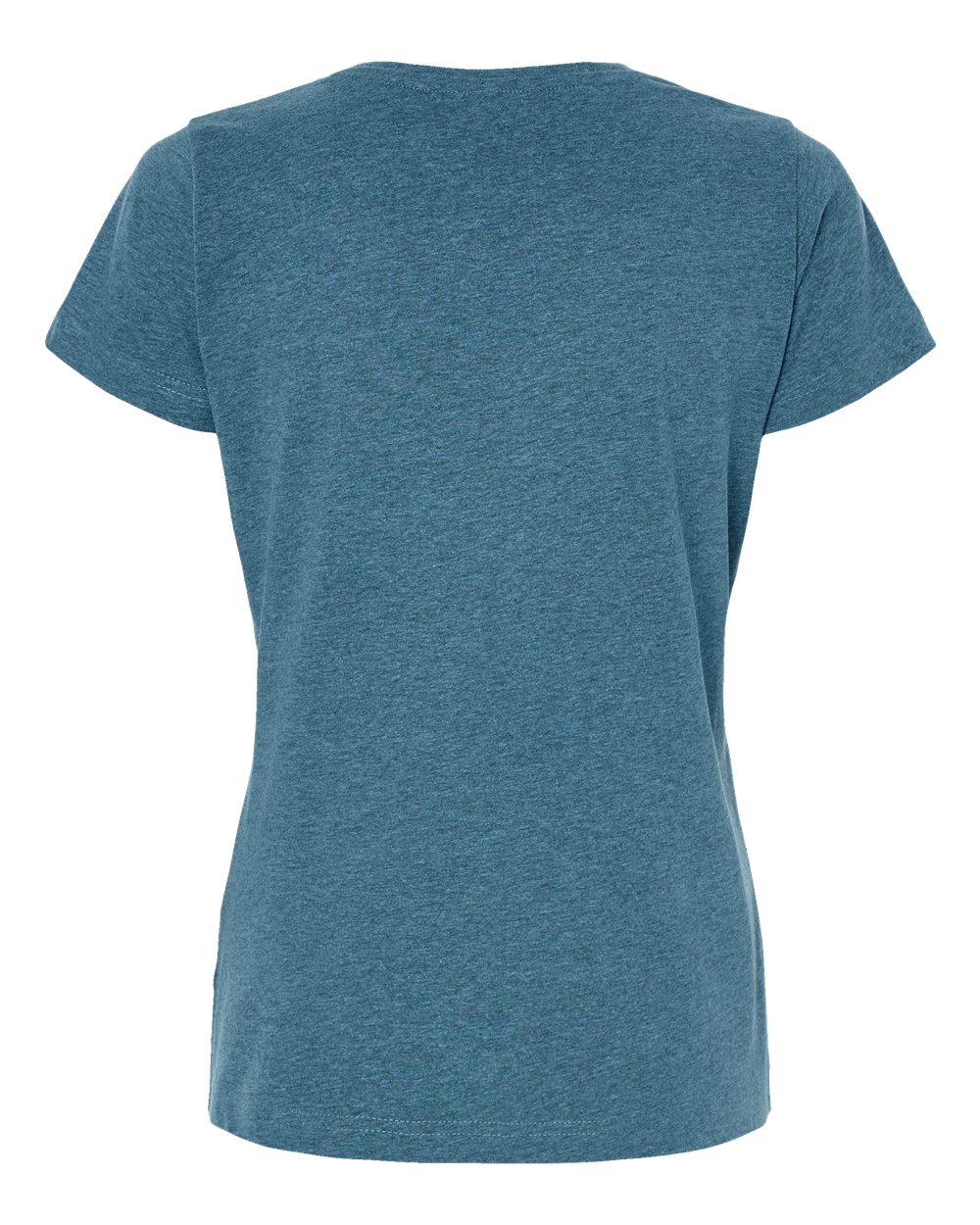 Live & Tell by LAT 3516 Women's Fine Jersey Tee in Bermuda Blackout, back