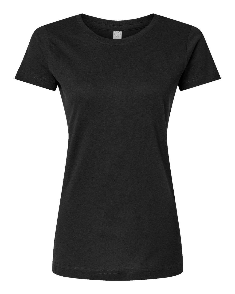 Live & Tell by LAT 3516 Women's Fine Jersey Tee in Black