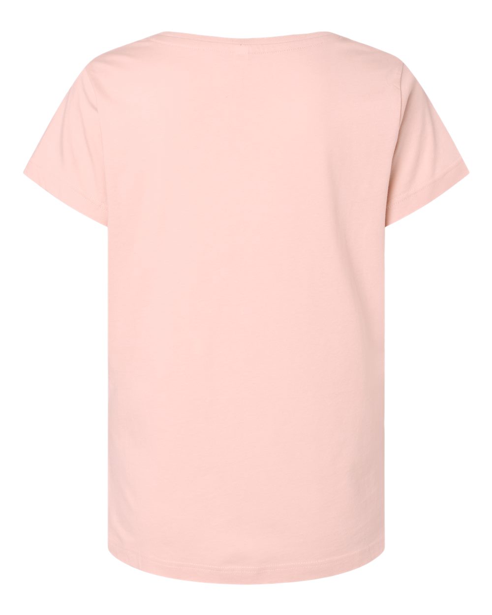 Live & Tell by LAT 3516 Women's Fine Jersey Tee in Blush, back