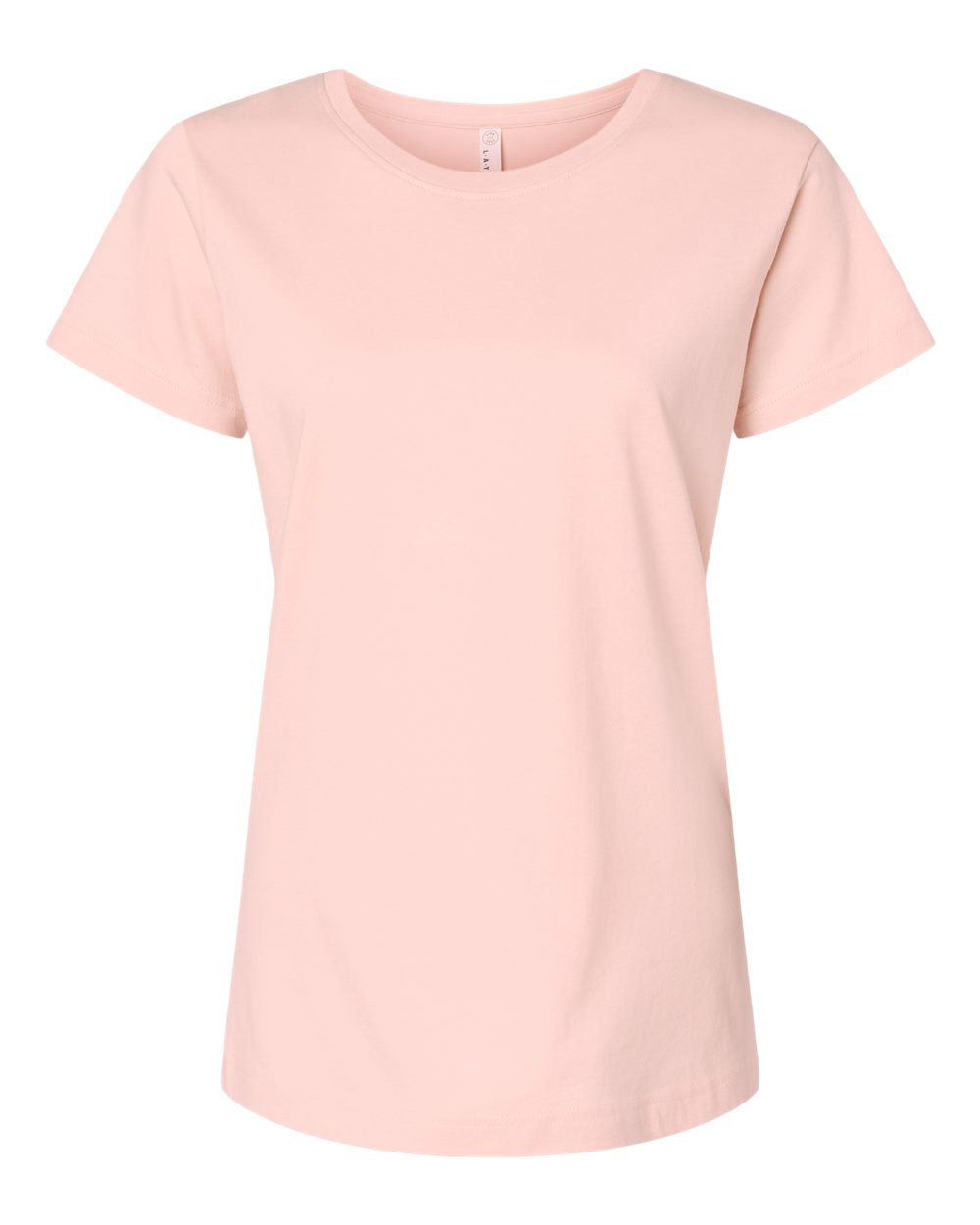 Live & Tell by LAT 3516 Women's Fine Jersey Tee in Blush
