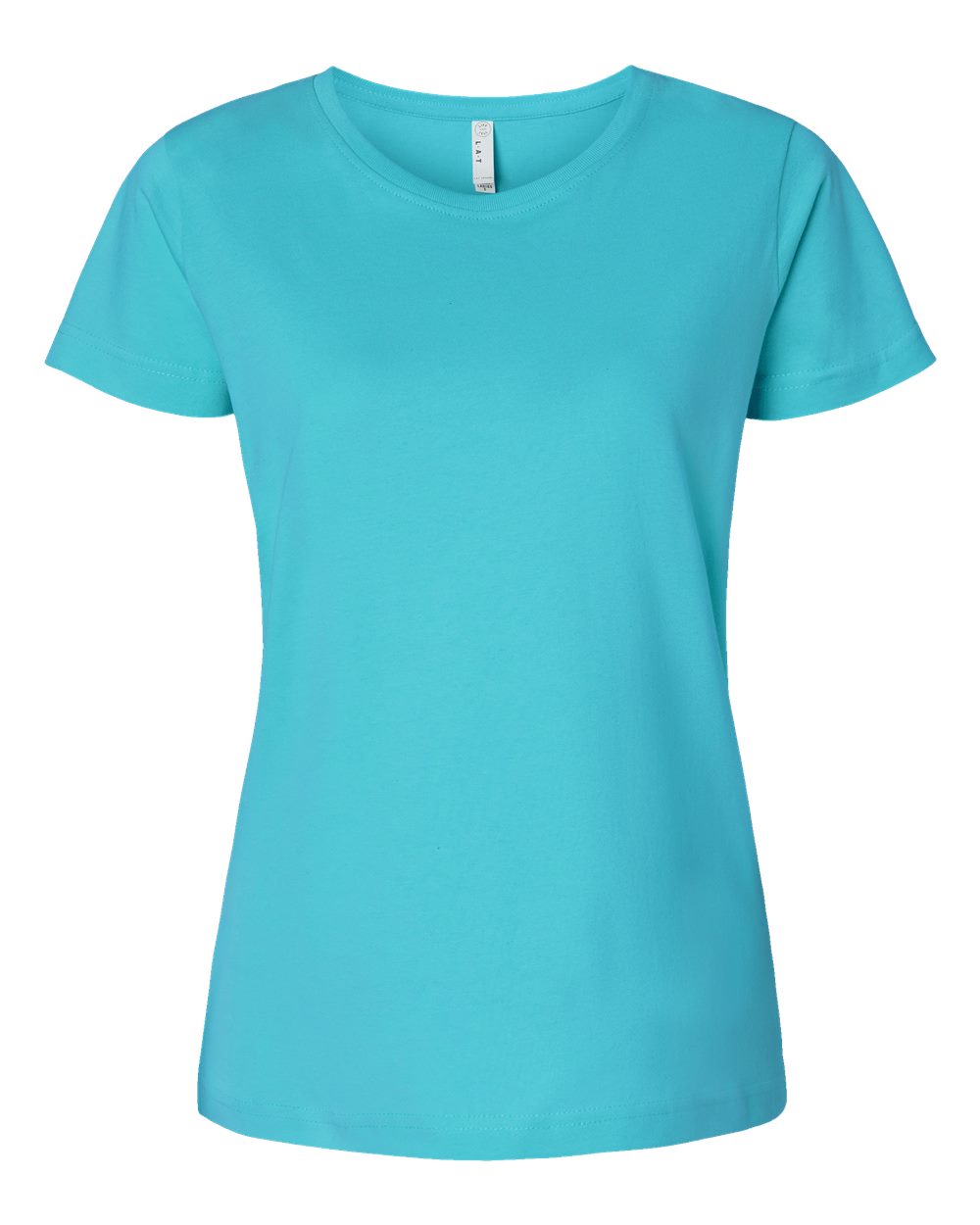 Live & Tell by LAT 3516 Women's Fine Jersey Tee in Caribbean