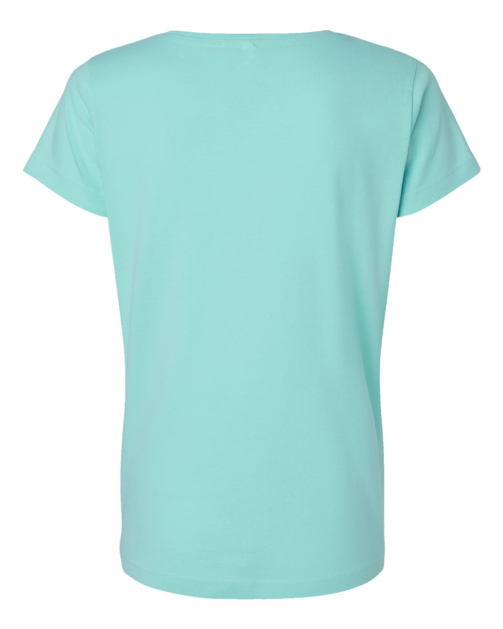 Live & Tell by LAT 3516 Women's Fine Jersey Tee in Chill, back