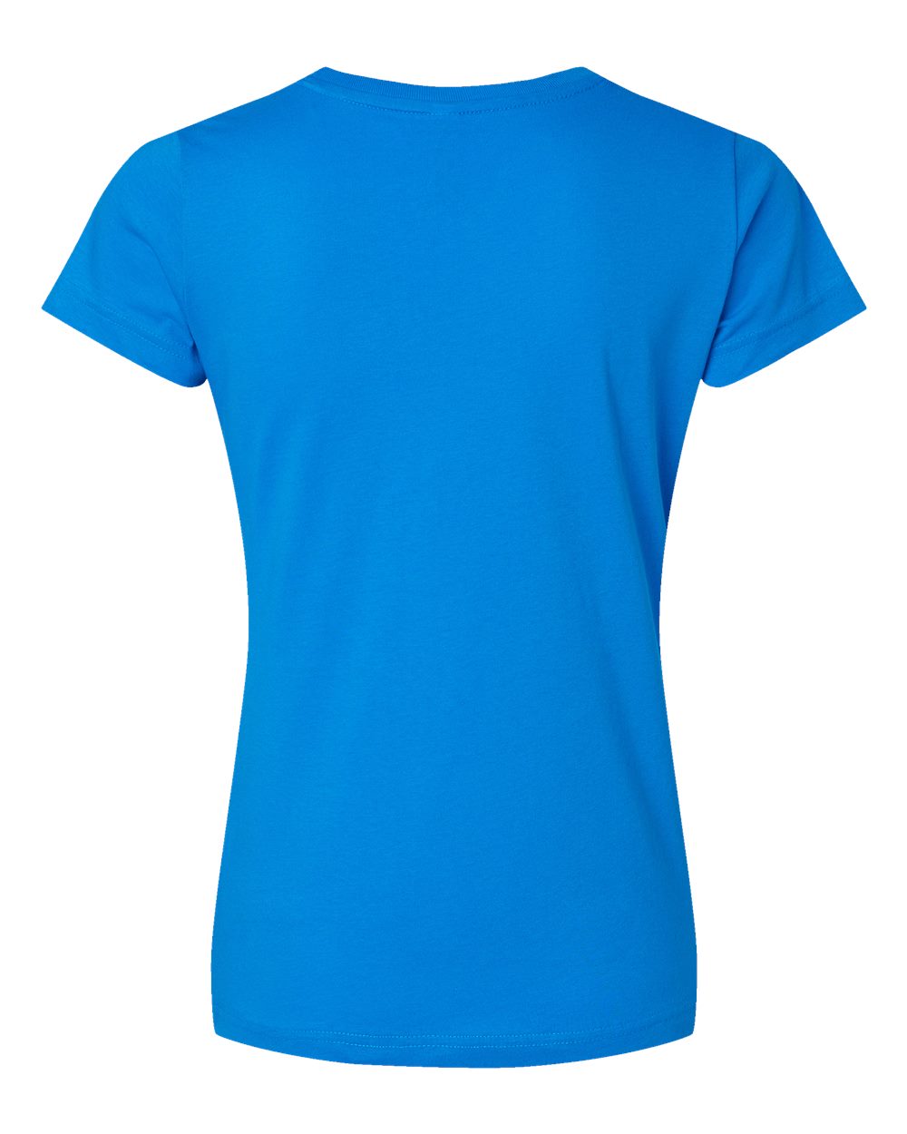 Live & Tell by LAT 3516 Women's Fine Jersey Tee in Cobalt, back