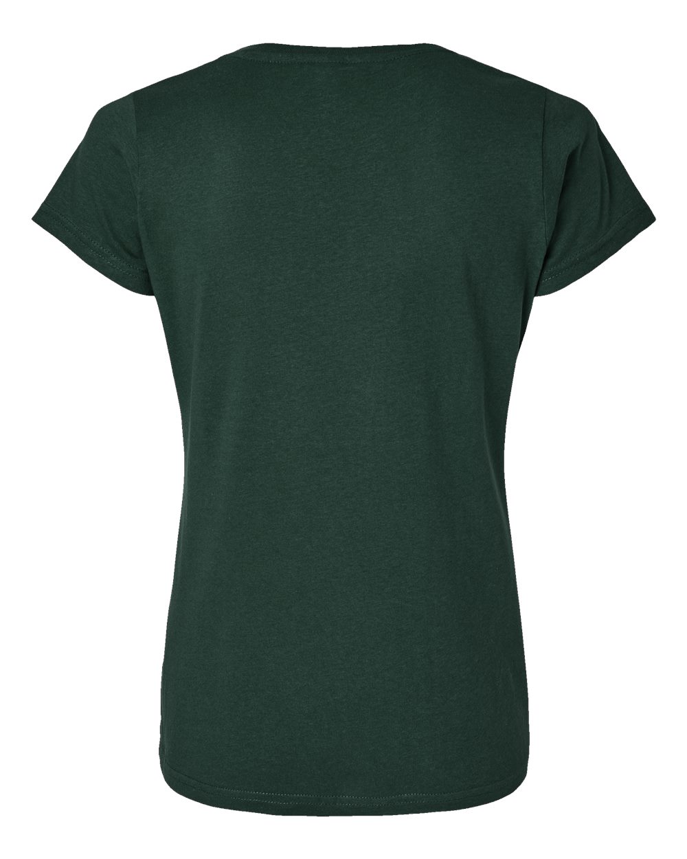 Live & Tell by LAT 3516 Women's Fine Jersey Tee in Forest, back
