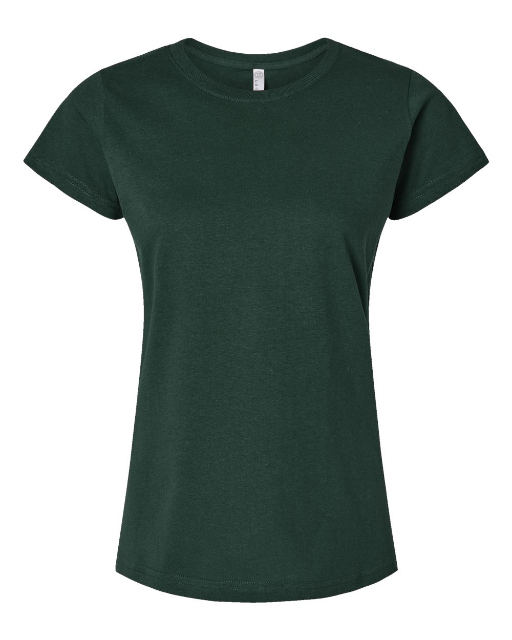 Live & Tell by LAT 3516 Women's Fine Jersey Tee in Forest