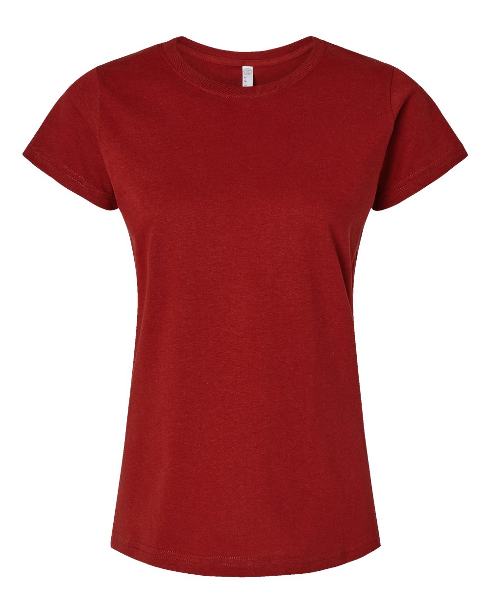 Live & Tell by LAT 3516 Women's Fine Jersey Tee in Garnet