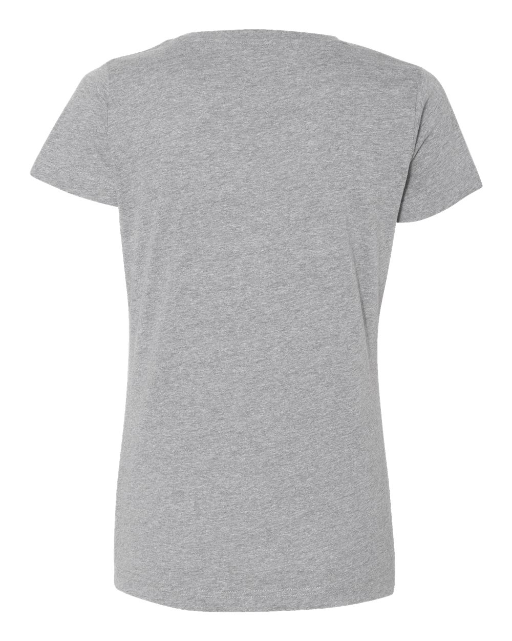 Live & Tell by LAT 3516 Women's Fine Jersey Tee in Heather, back