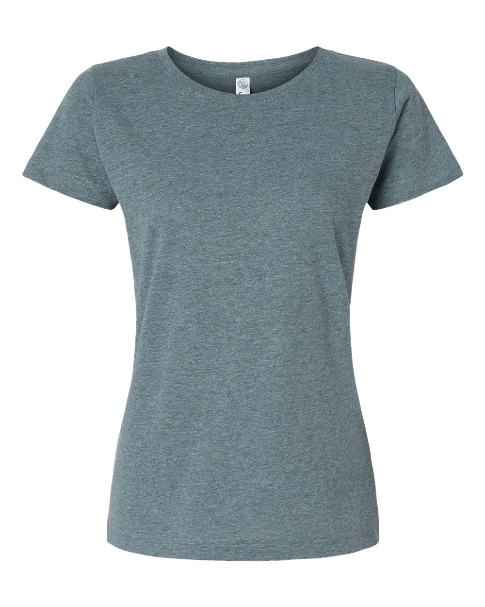 Live & Tell by LAT 3516 Women's Fine Jersey Tee in Ice Blackout