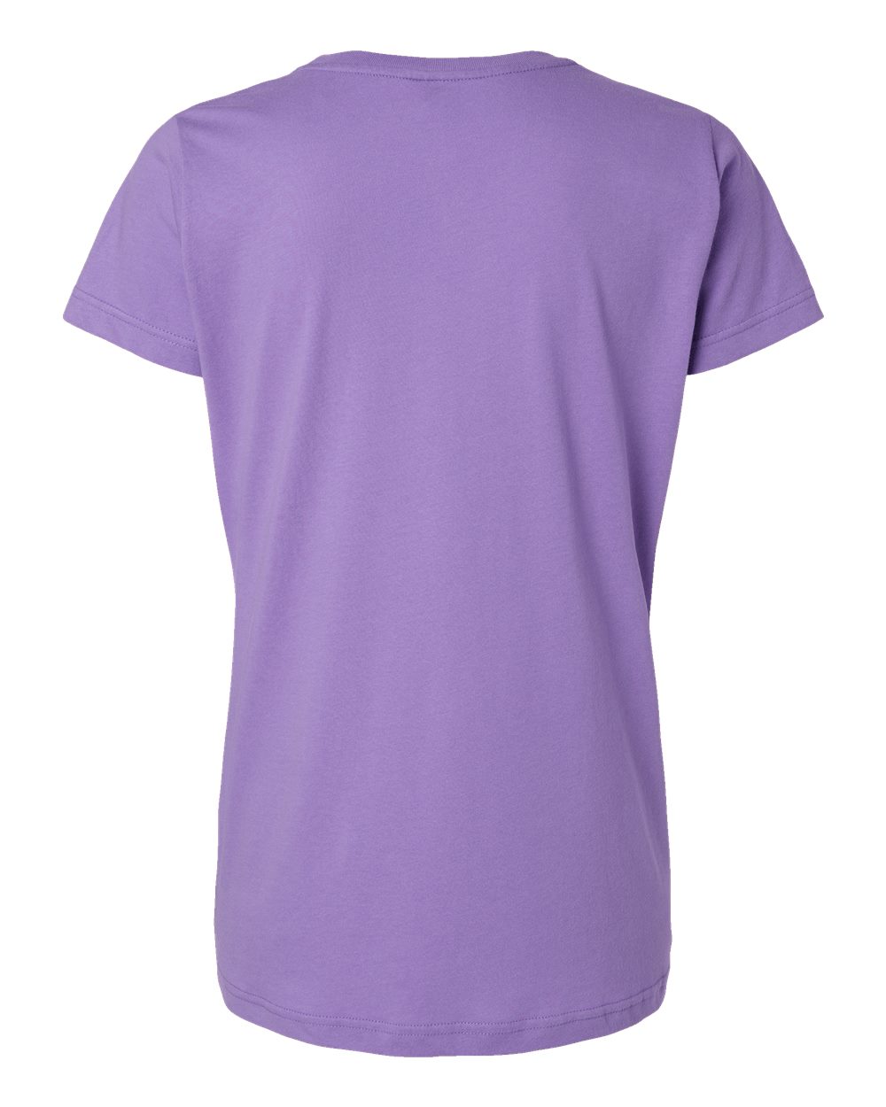 Live & Tell by LAT 3516 Women's Fine Jersey Tee in Lavender, back