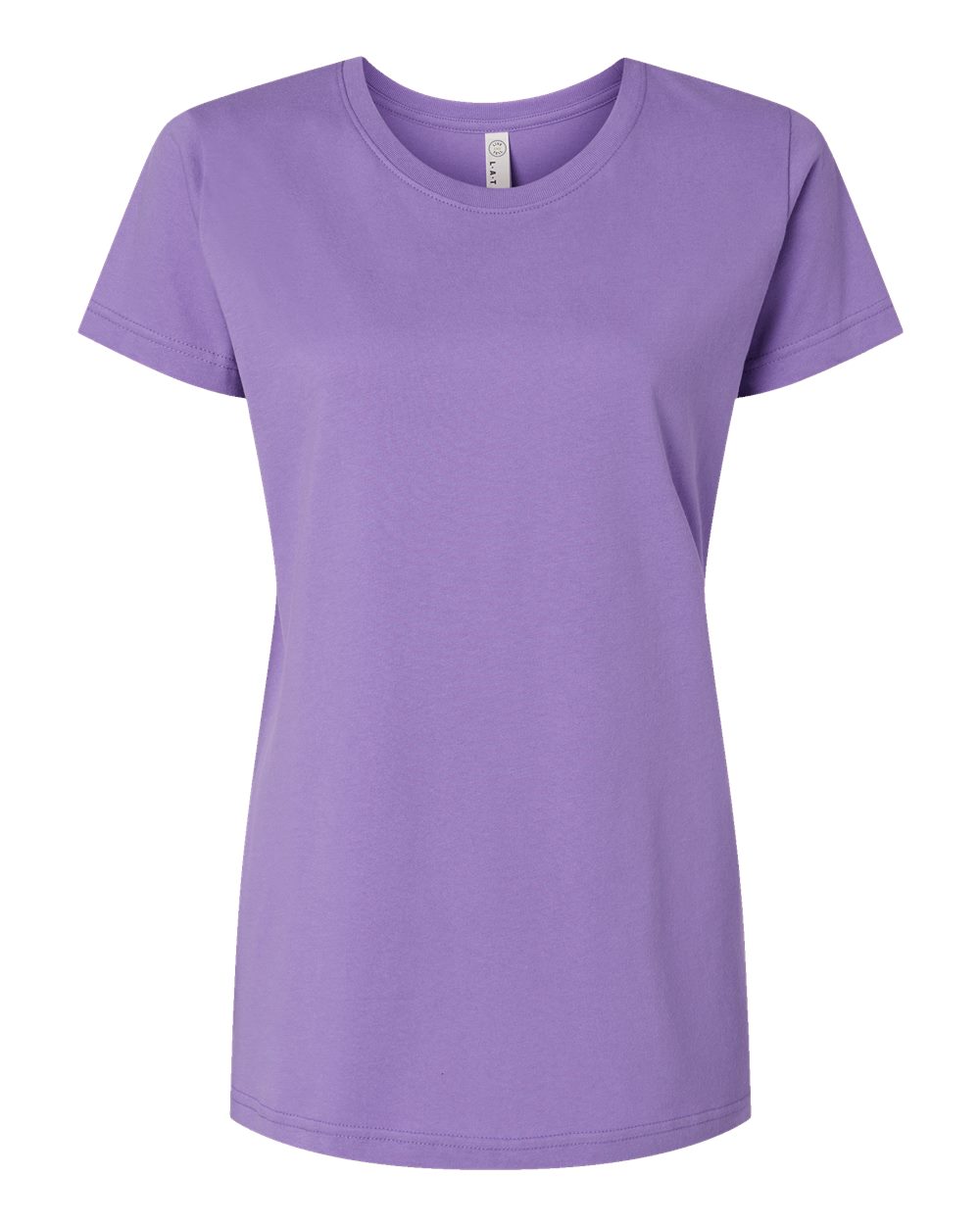 Live & Tell by LAT 3516 Women's Fine Jersey Tee in Lavender