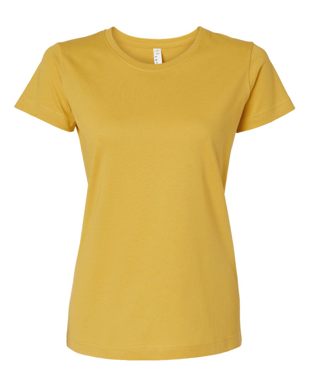 Live & Tell by LAT 3516 Women's Fine Jersey Tee in Mustard