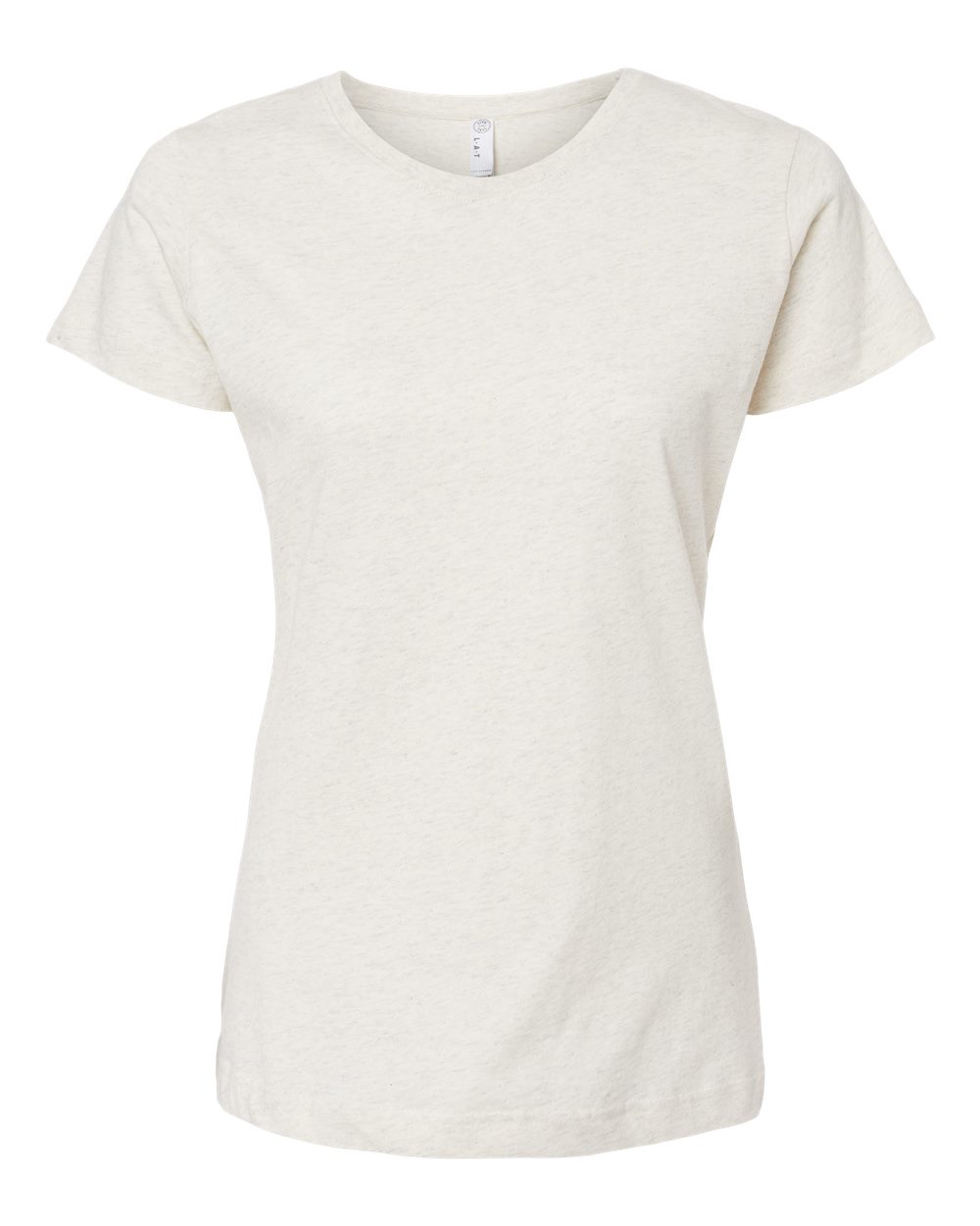 Live & Tell by LAT 3516 Women's Fine Jersey Tee in Natural Heather