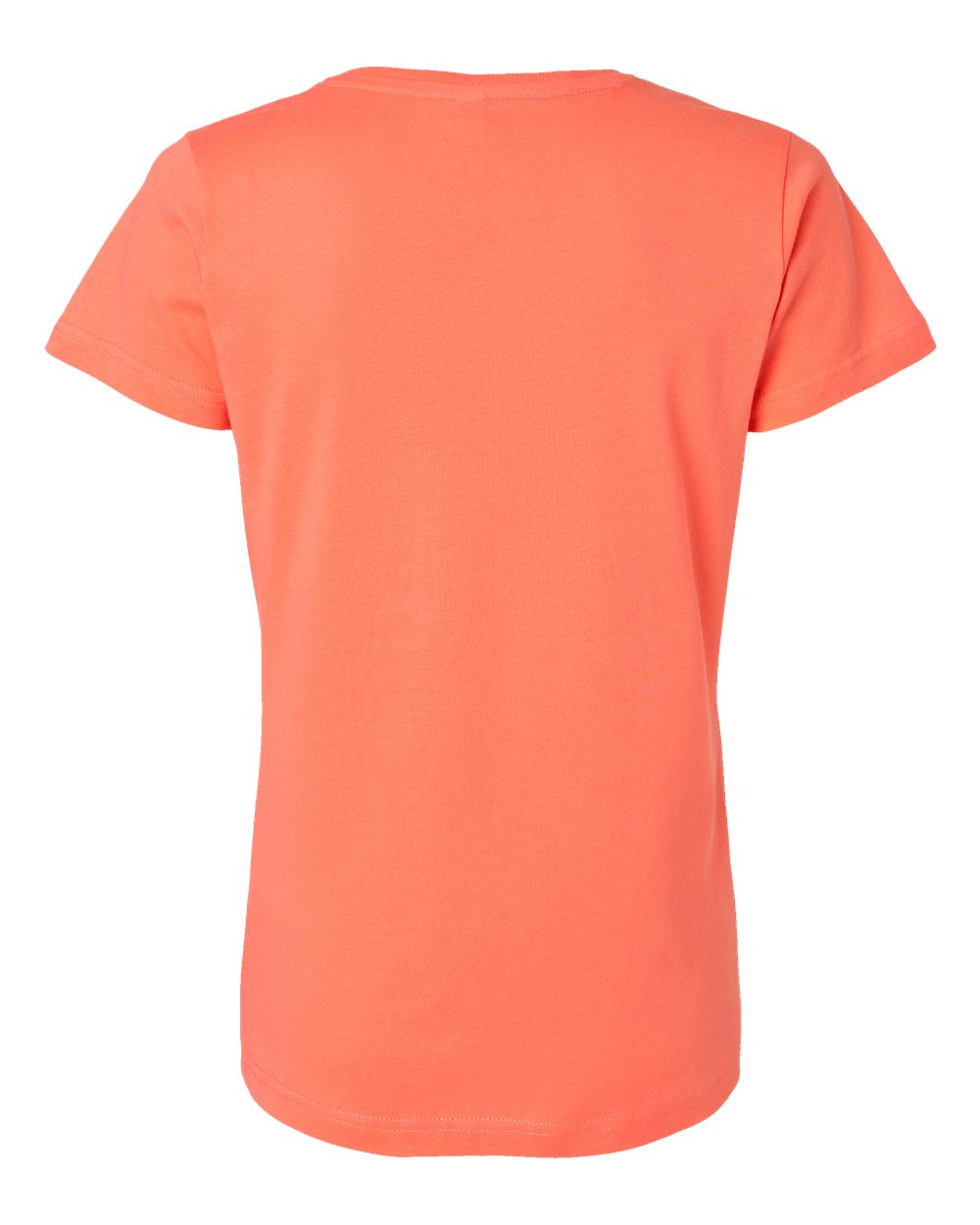 Live & Tell by LAT 3516 Women's Fine Jersey Tee in Papaya, back