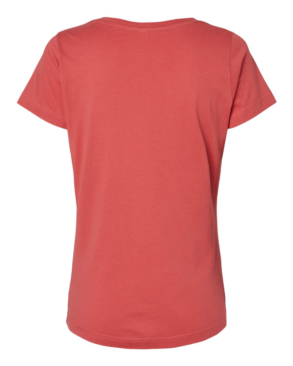 Live & Tell by LAT 3516 Women's Fine Jersey Tee in Passionfruit, back