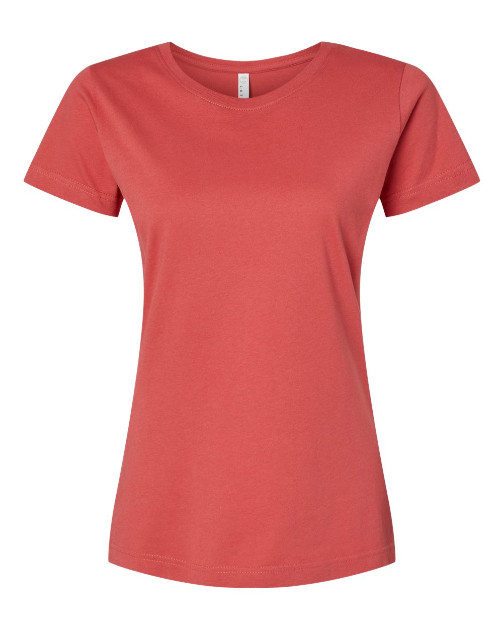 Live & Tell by LAT 3516 Women's Fine Jersey Tee in Passionfruit