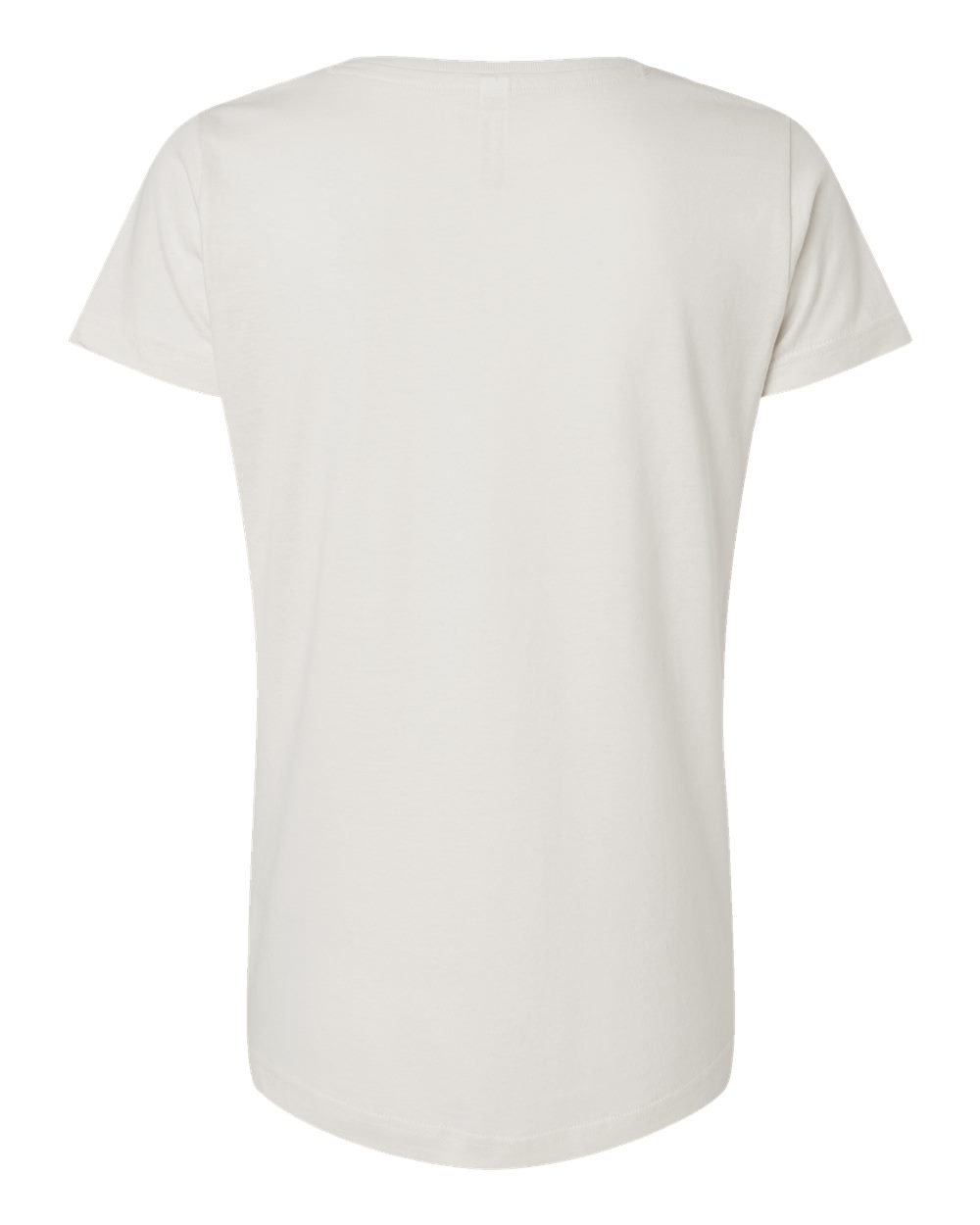 Live & Tell by LAT 3516 Women's Fine Jersey Tee in Porcelain, back