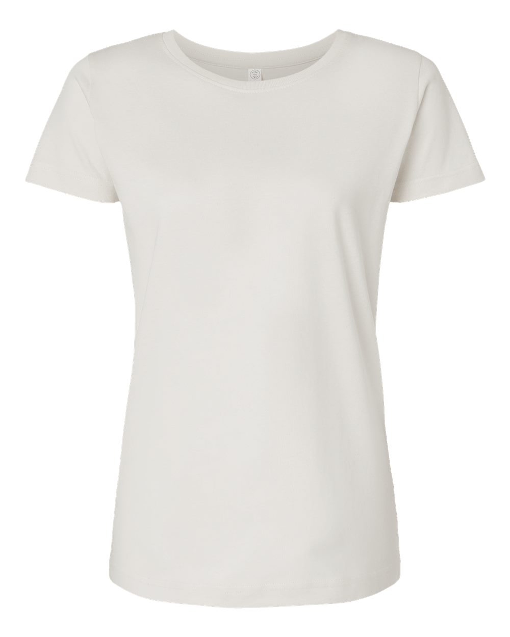 Live & Tell by LAT 3516 Women's Fine Jersey Tee in Porcelain