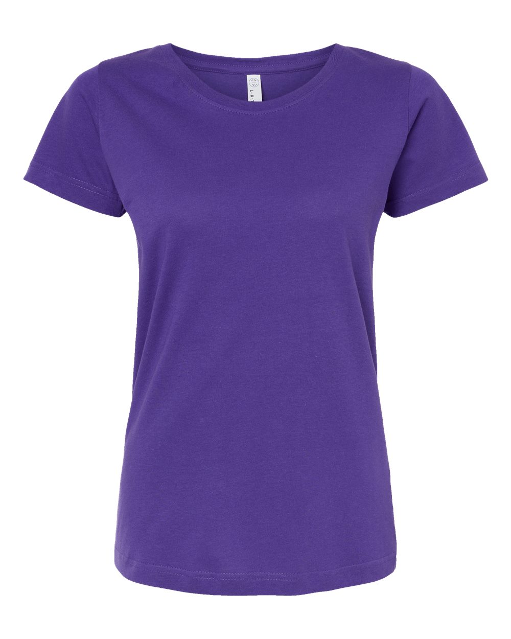Live & Tell by LAT 3516 Women's Fine Jersey Tee in Purple