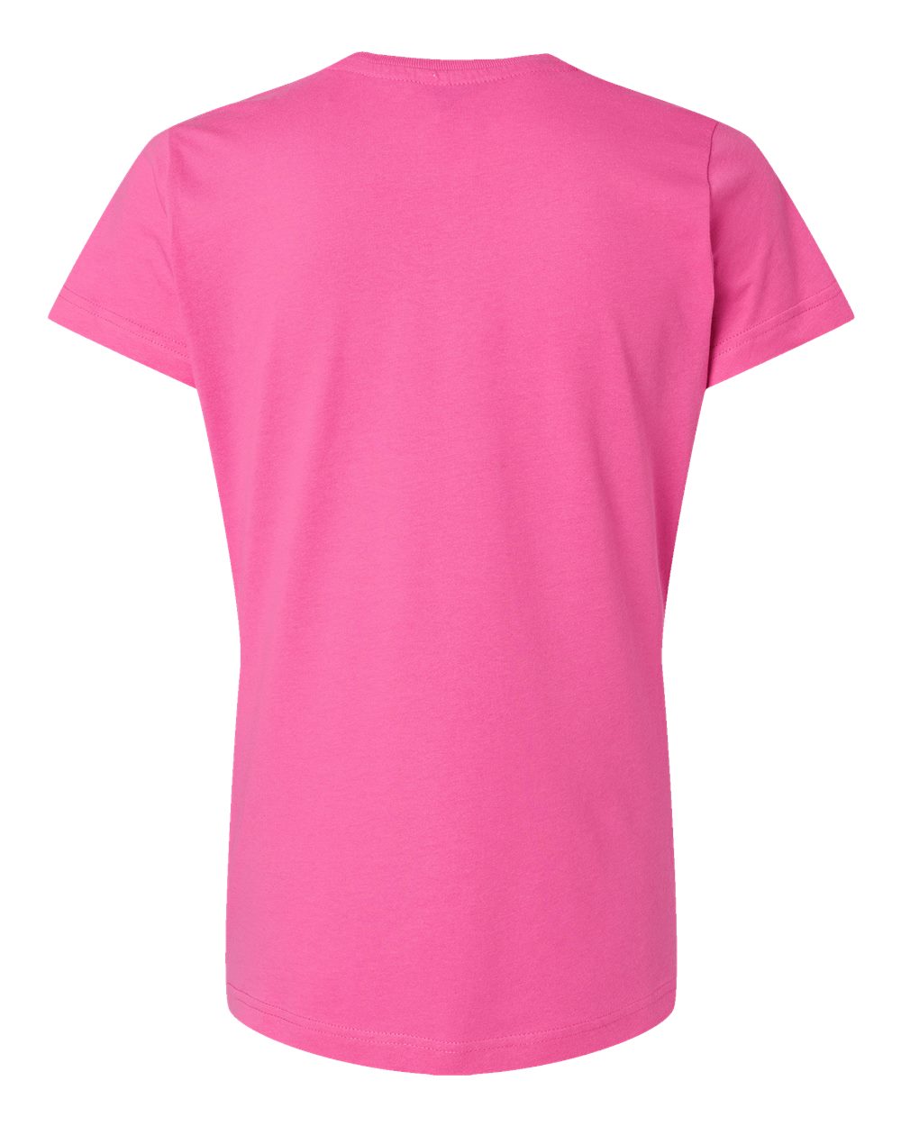Live & Tell by LAT 3516 Women's Fine Jersey Tee in Raspberry, back