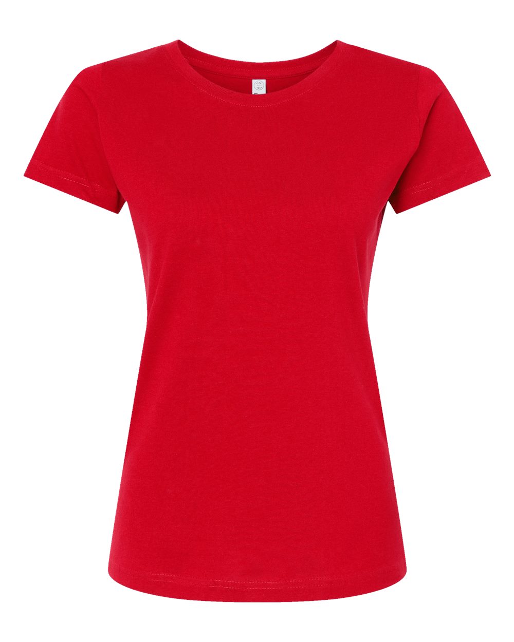Live & Tell by LAT 3516 Women's Fine Jersey Tee in Red