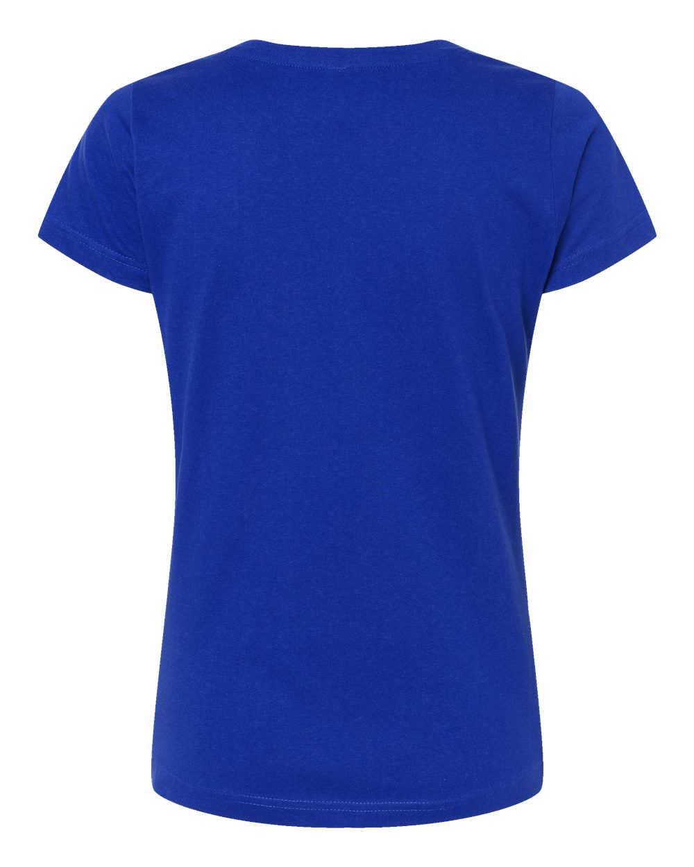 Live & Tell by LAT 3516 Women's Fine Jersey Tee in Royal, back