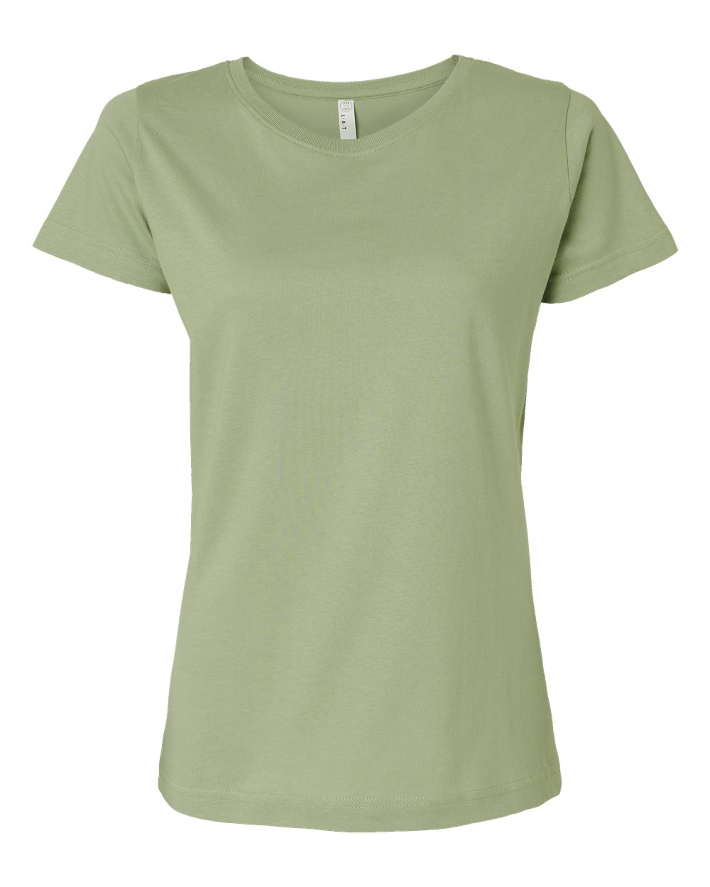 Live & Tell by LAT 3516 Women's Fine Jersey Tee in Sage
