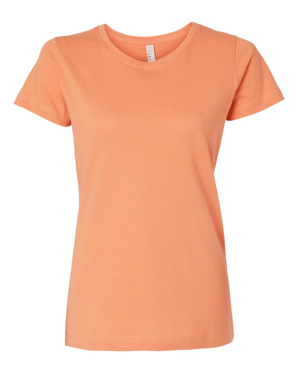 Live & Tell by LAT 3516 Women's Fine Jersey Tee in Sunset