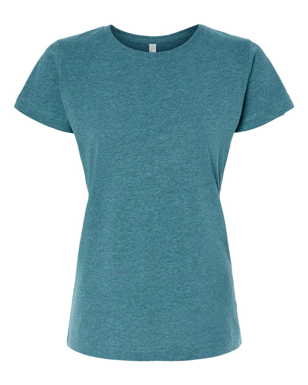 Live & Tell by LAT 3516 Women's Fine Jersey Tee in Surf Blackout
