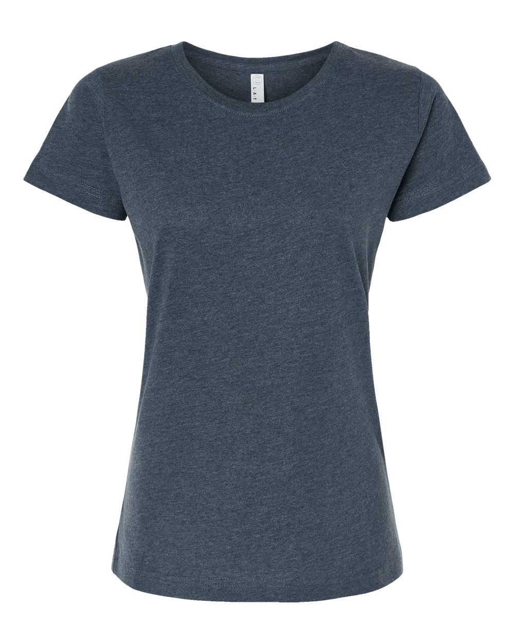 Live & Tell by LAT 3516 Women's Fine Jersey Tee in Vintage Denim