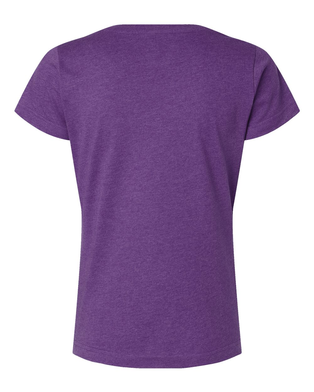 Live & Tell by LAT 3516 Women's Fine Jersey Tee in Vintage Purple, back