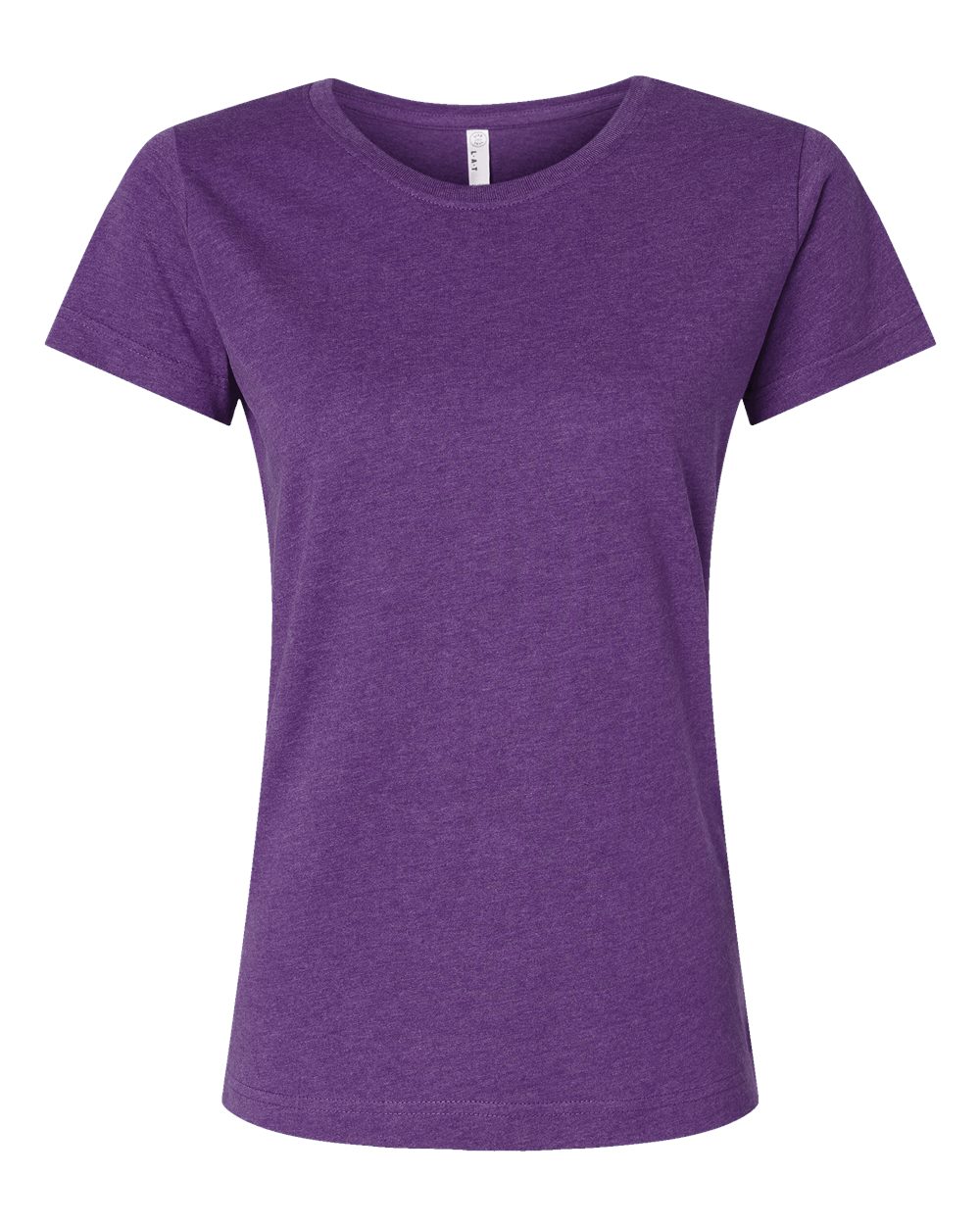 Live & Tell by LAT 3516 Women's Fine Jersey Tee in Vintage Purple