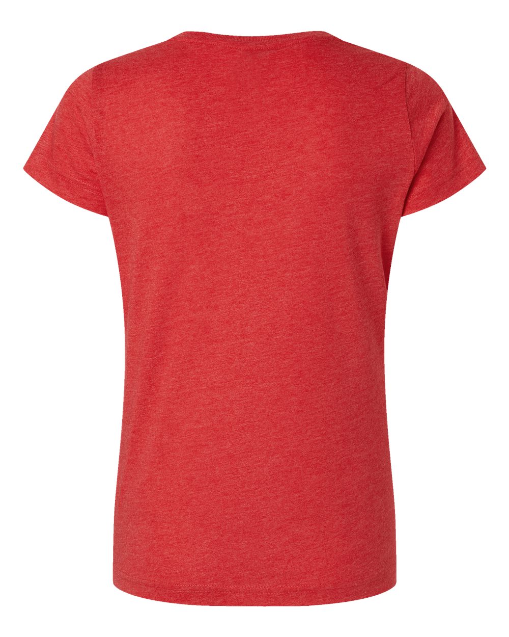 Live & Tell by LAT 3516 Women's Fine Jersey Tee in Vintage Red, back