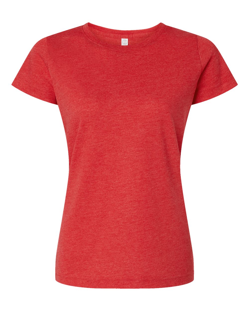 Live & Tell by LAT 3516 Women's Fine Jersey Tee in Vintage Red
