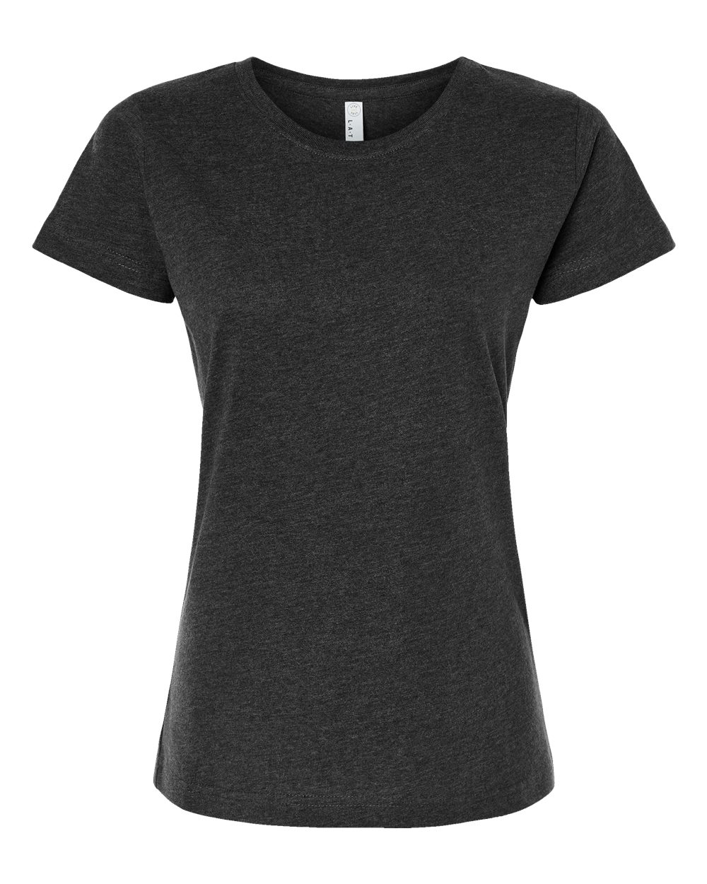 Live & Tell by LAT 3516 Women's Fine Jersey Tee in Vintage Smoke