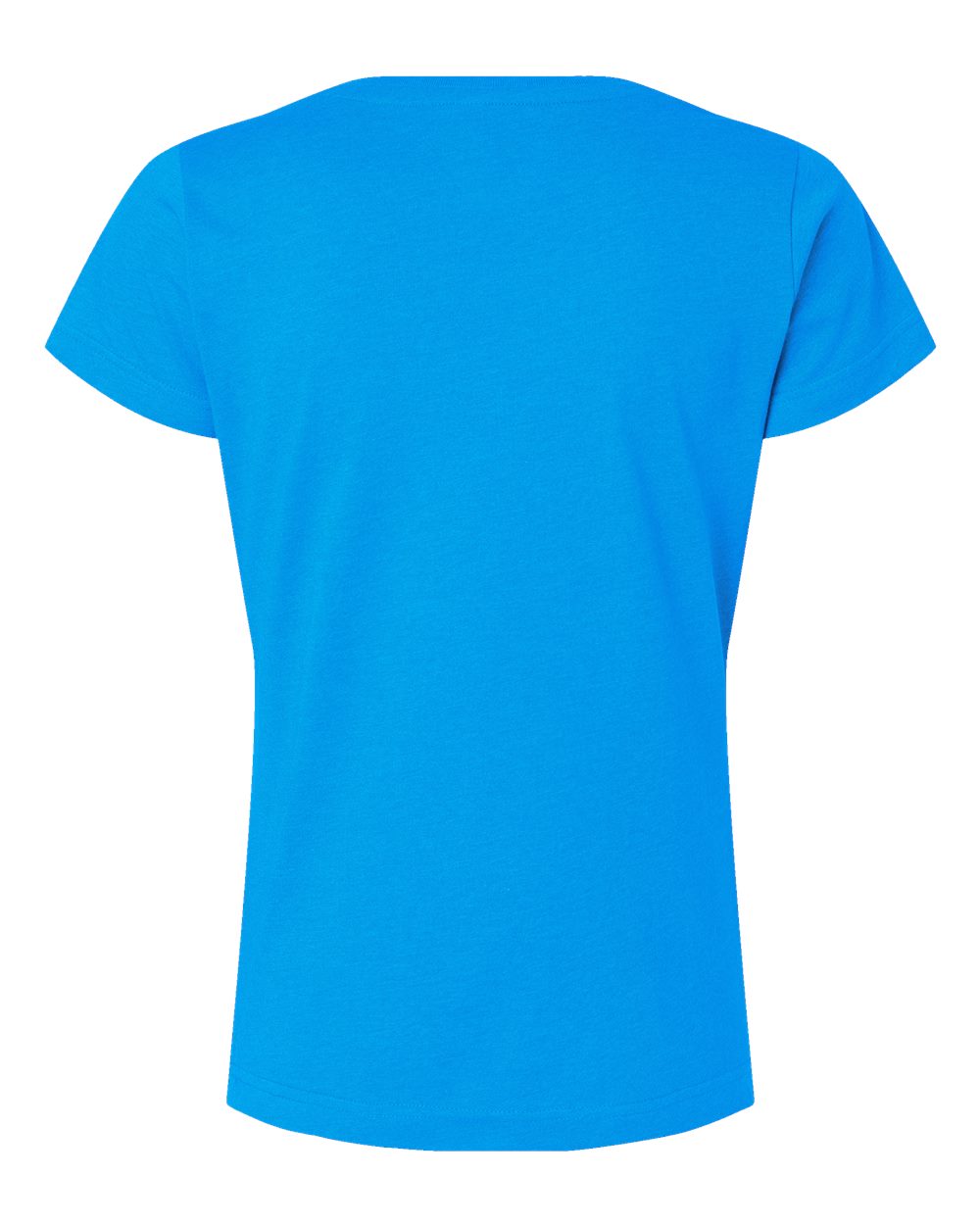 Live & Tell by LAT 3516 Women's Fine Jersey Tee in Vintage Turquoise, back