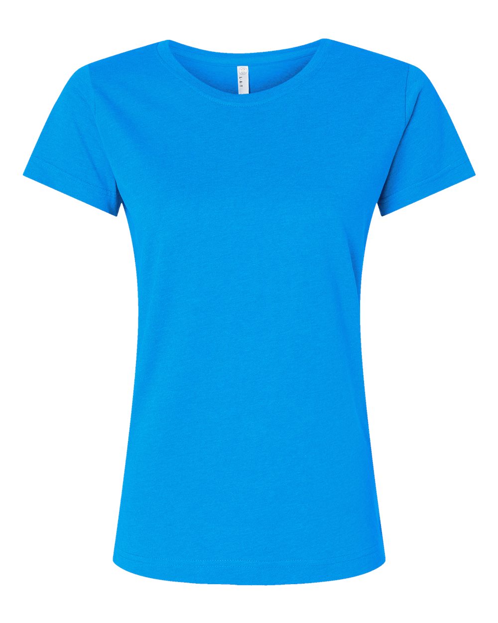 Live & Tell by LAT 3516 Women's Fine Jersey Tee in Vintage Turquoise