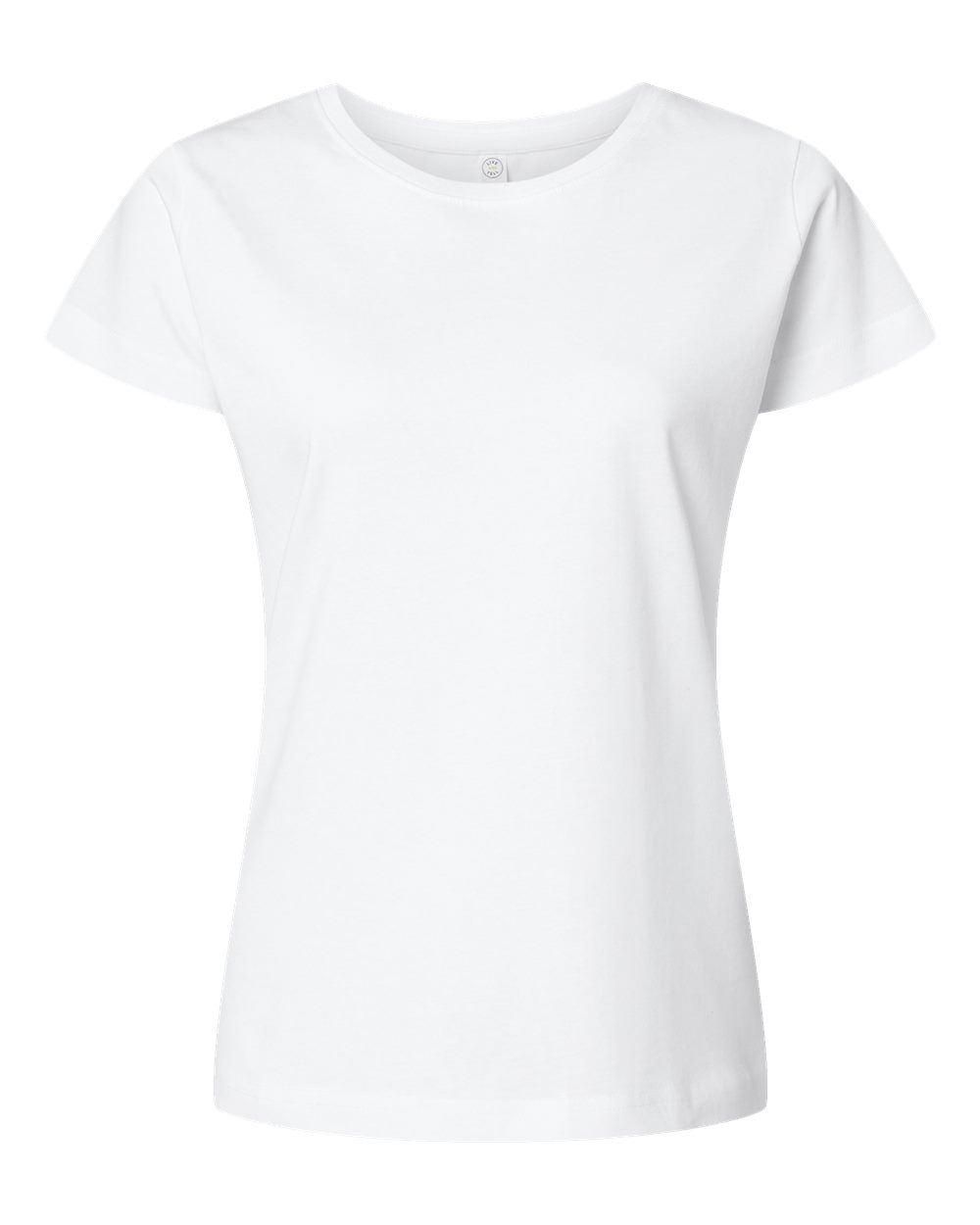 Live & Tell by LAT 3516 Women's Fine Jersey Tee in White