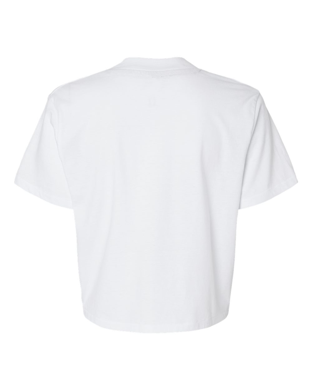 Live & Tell by LAT 3518 Women's Boxy Tee in Blended White, back