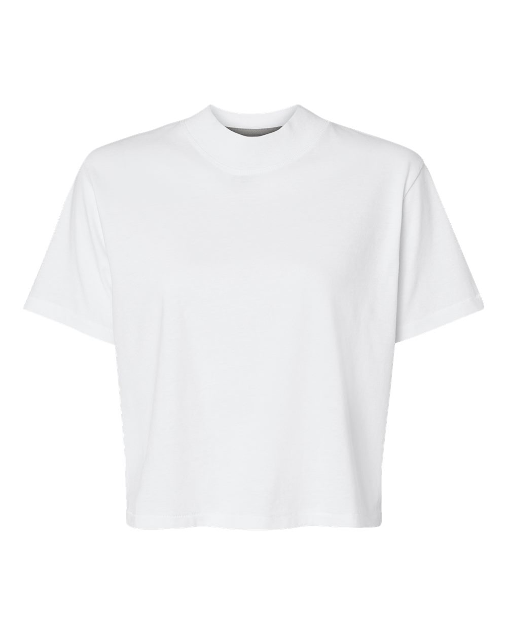 Live & Tell by LAT 3518 Women's Boxy Tee in Blended White