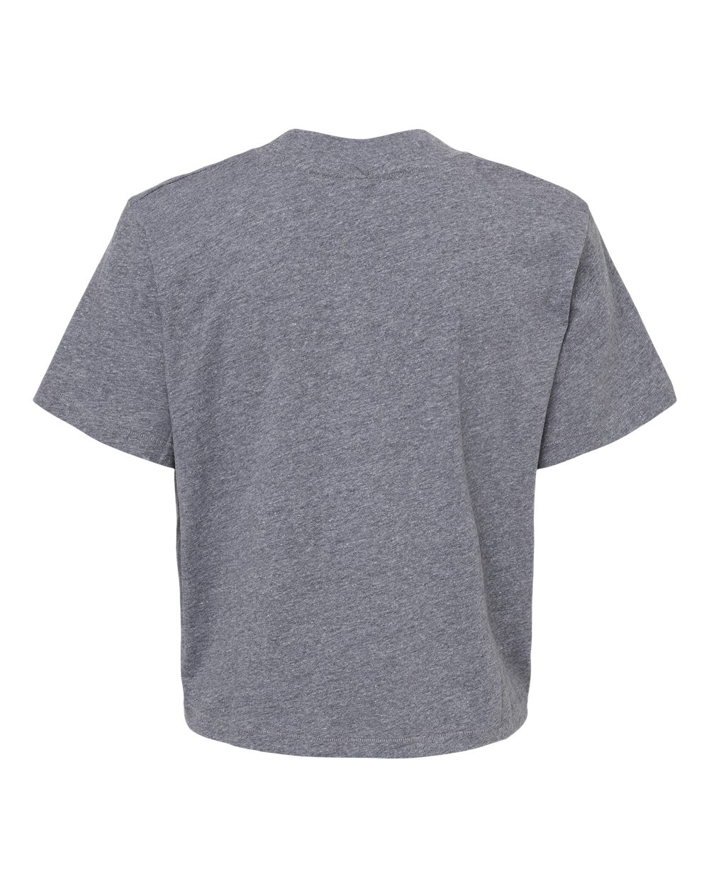 Live & Tell by LAT 3518 Women's Boxy Tee in Granite Heather, back