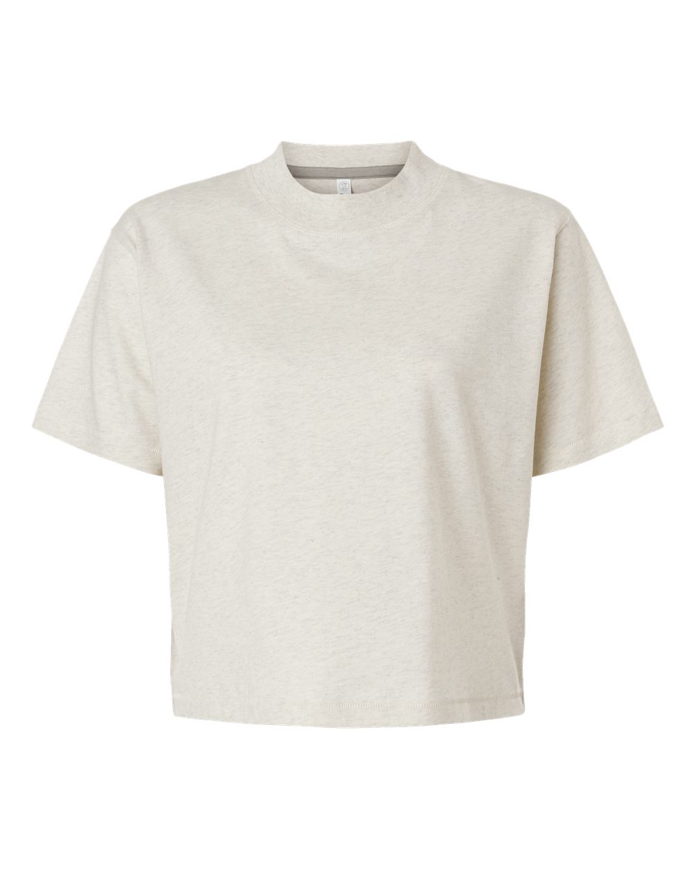 Live & Tell by LAT 3518 Women's Boxy Tee in Natural Heather