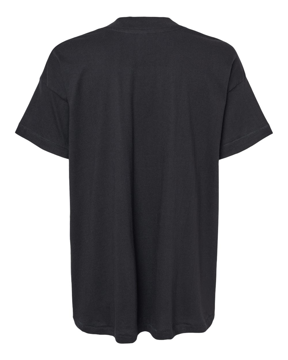 Live & Tell by LAT 3519 Women's Hi-Lo Tee in Black, back