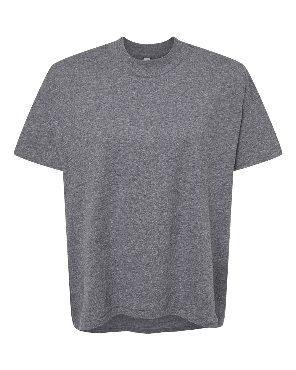 Live & Tell by LAT 3519 Women's Hi-Lo Tee in Granite Heather