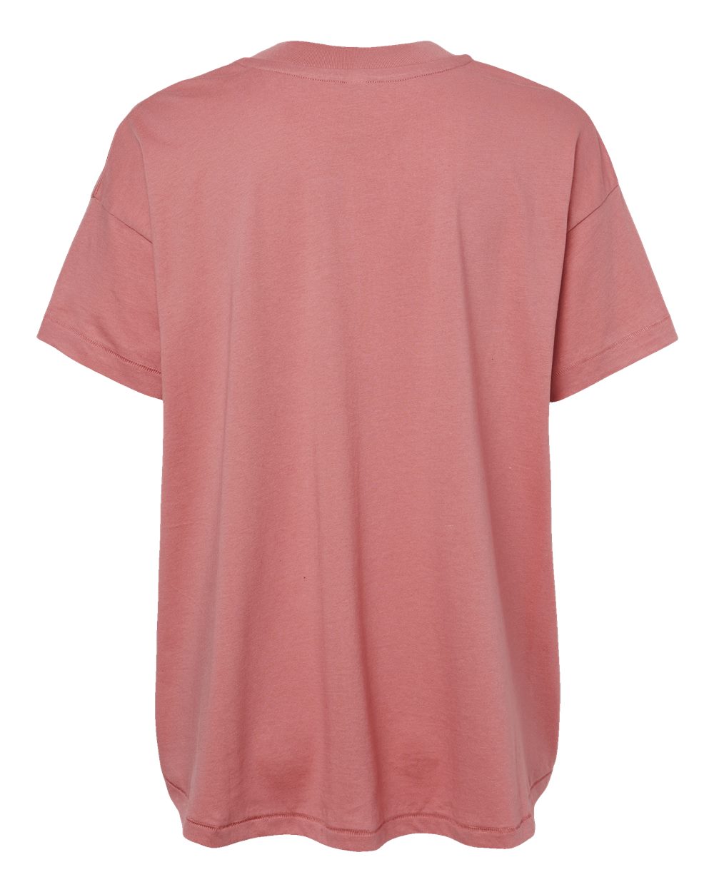 Live & Tell by LAT 3519 Women's Hi-Lo Tee in Mauvelous, back
