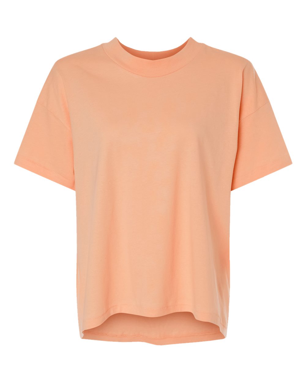 Live & Tell by LAT 3519 Women's Hi-Lo Tee in Peachy